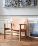 Bernard Lounge Chair - Nature Leather, Oak