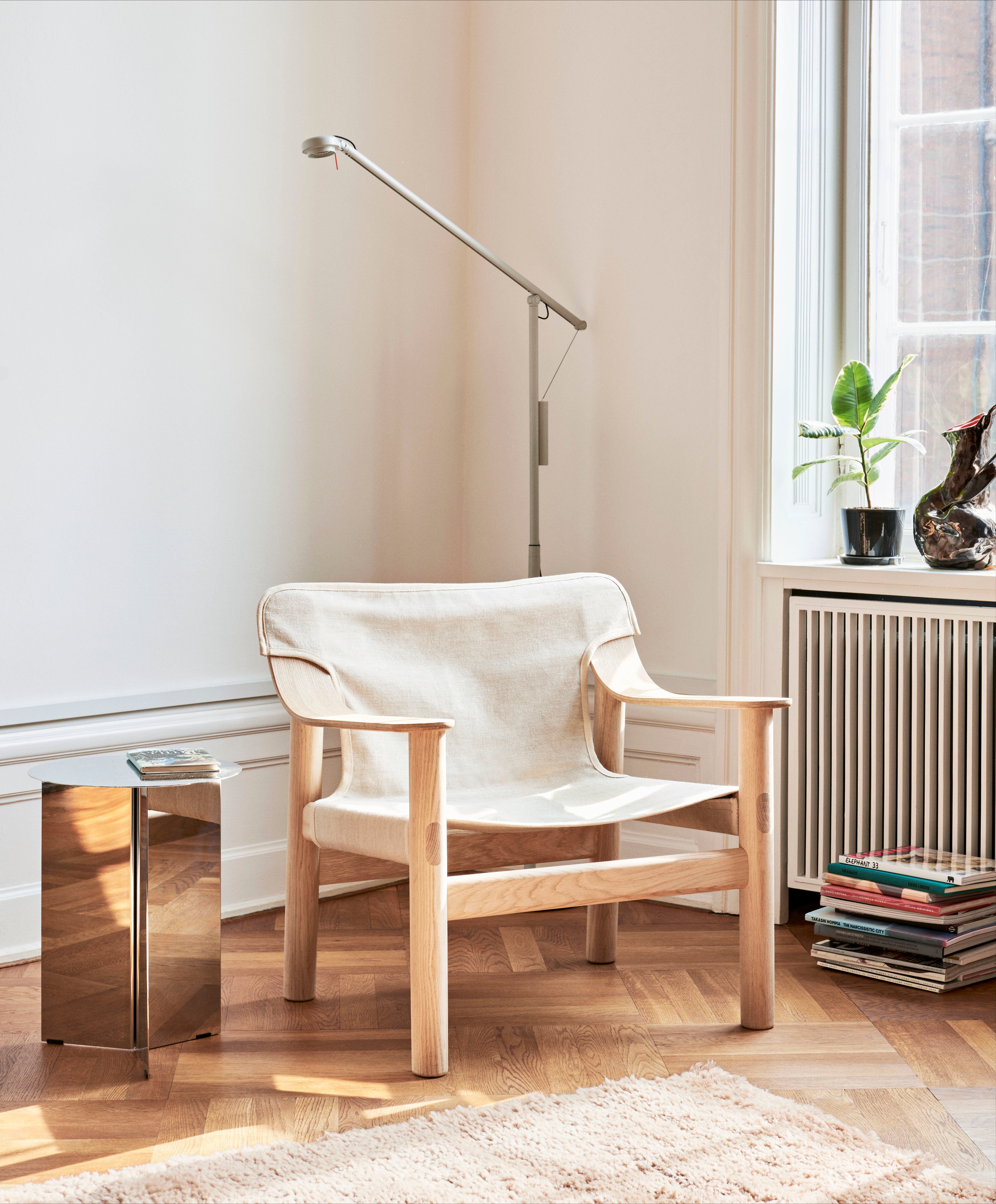 High Slit Side Table - Mirror