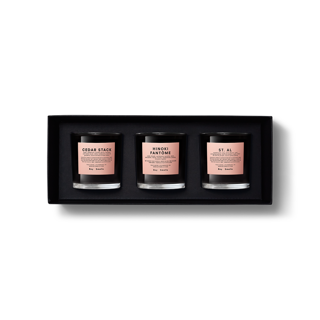 Cedar, Hinoki & St. Al Votive Set