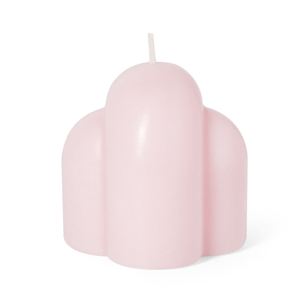 Candle Sculpture Templo - Pale Rose