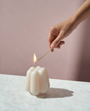 Candle Sculpture Templo - Ivory