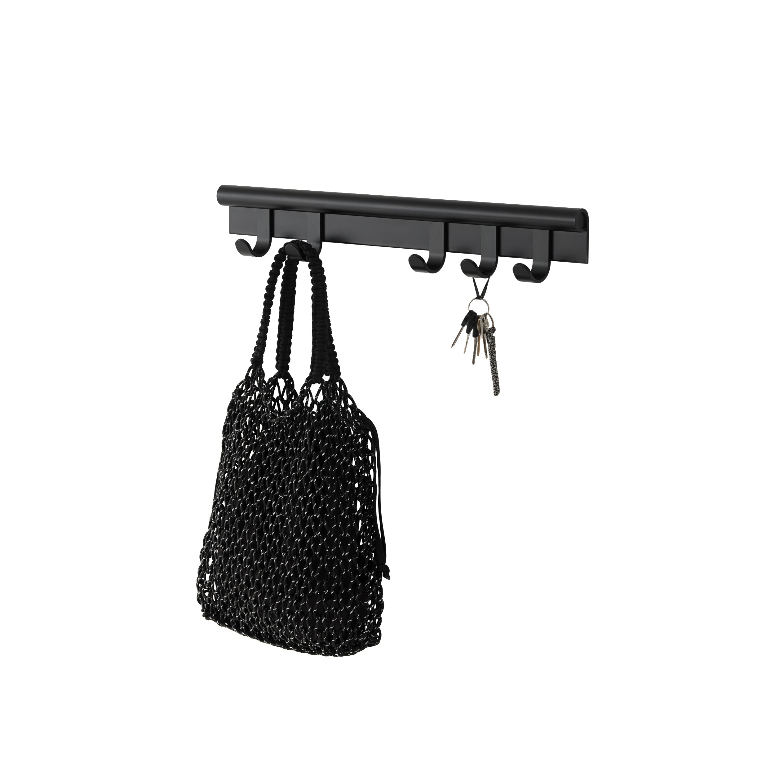 Coil Coat Rack - Black