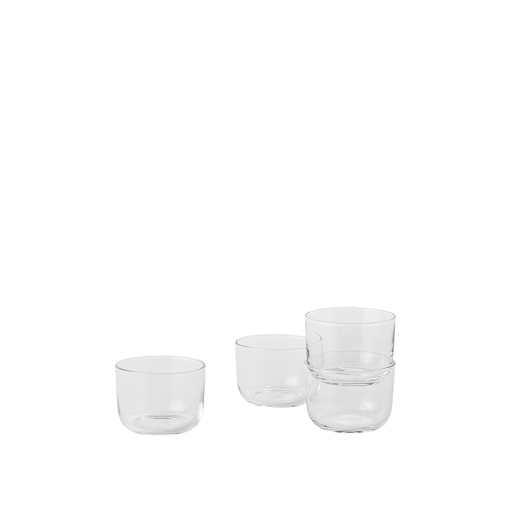 Corky Glasses Set of 4 - Low - Clear