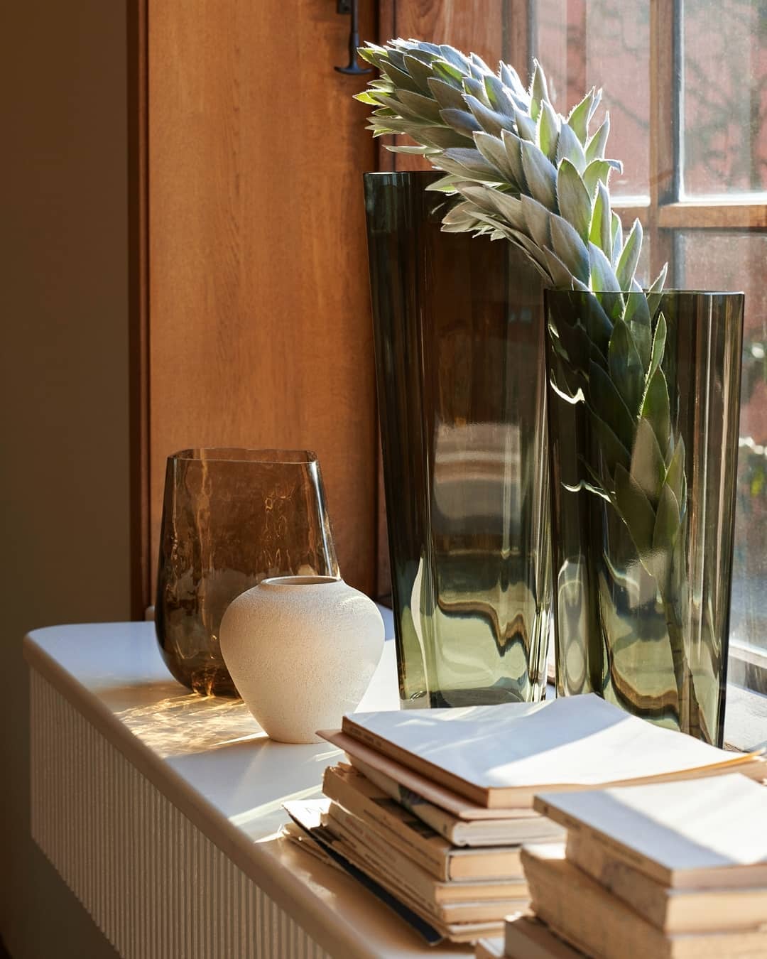 Collect Glass Vase, Large SC37 - Smoked