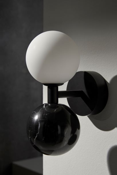 Dalt Aplique - Matt Black / Black Marble