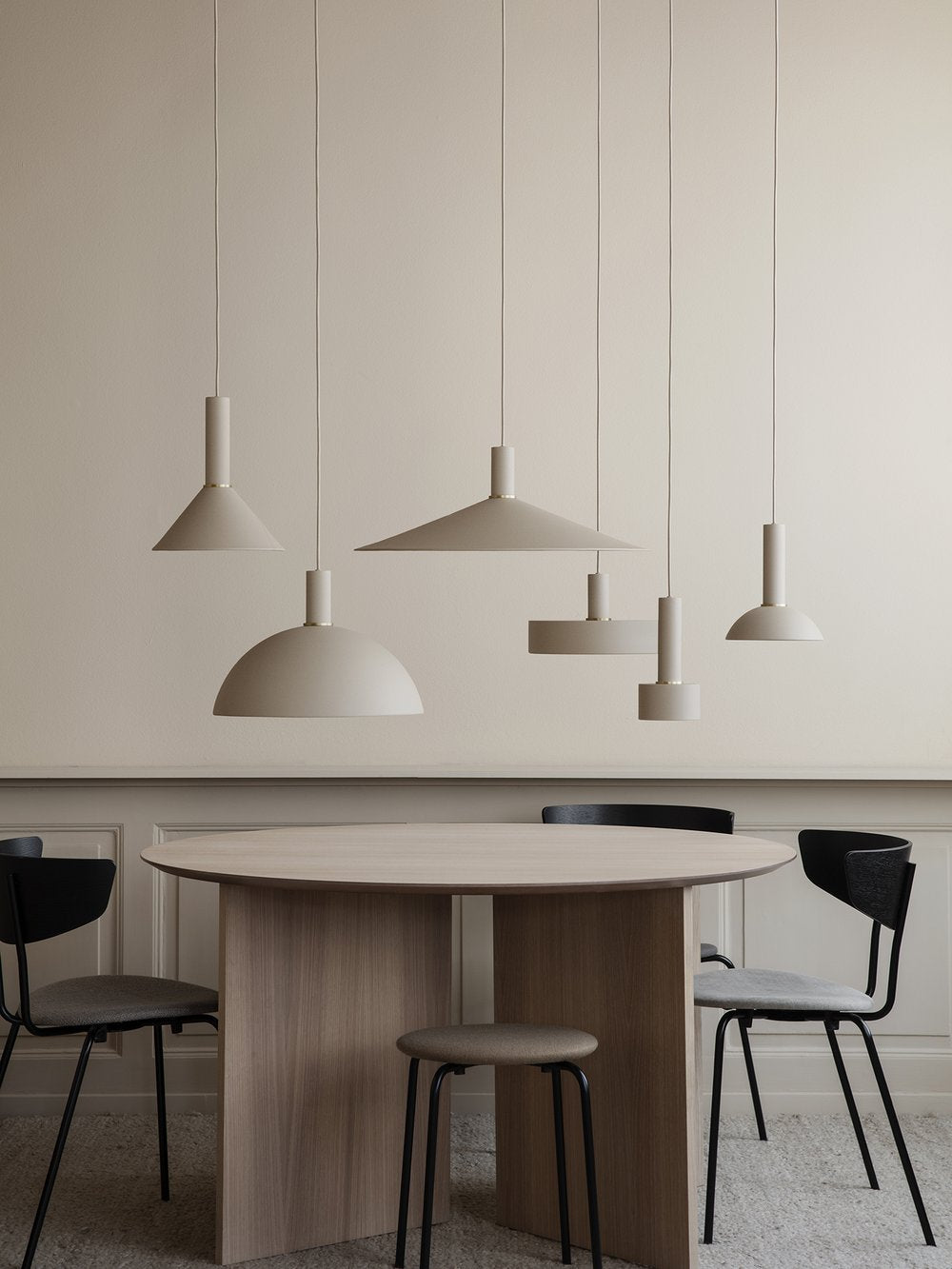 Dome Shade High Socket - Light Grey