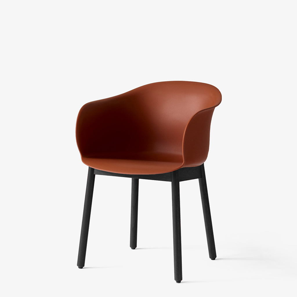 Elefy Chair JH30 - Copper Brown & Black lacquered Oak