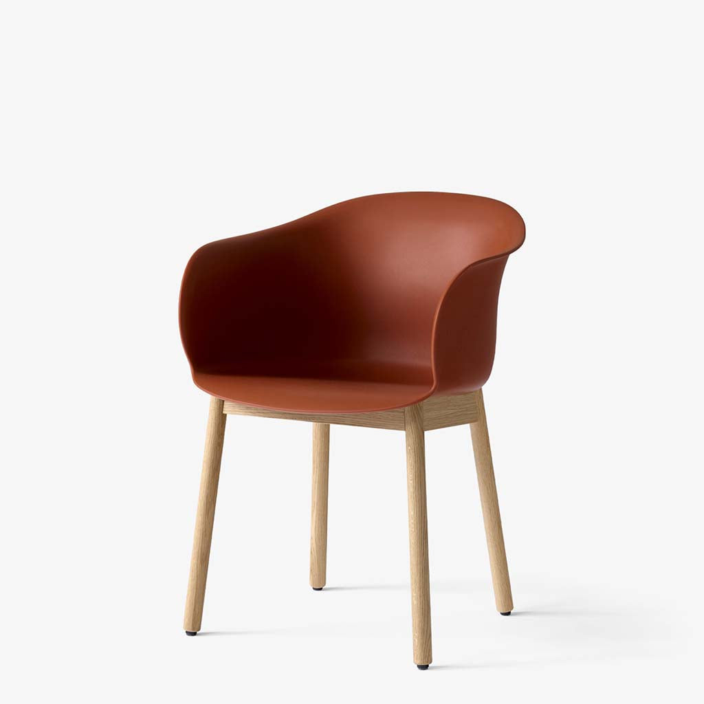 Elefy Chair JH30 - Copper Brown & Lacquered Oak