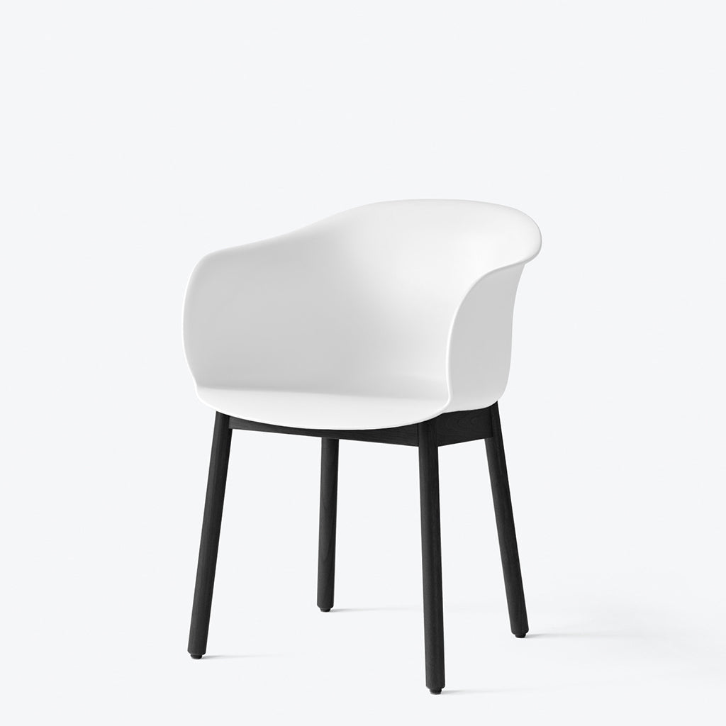 Elefy Chair JH30 - White & Black lacquered Oak
