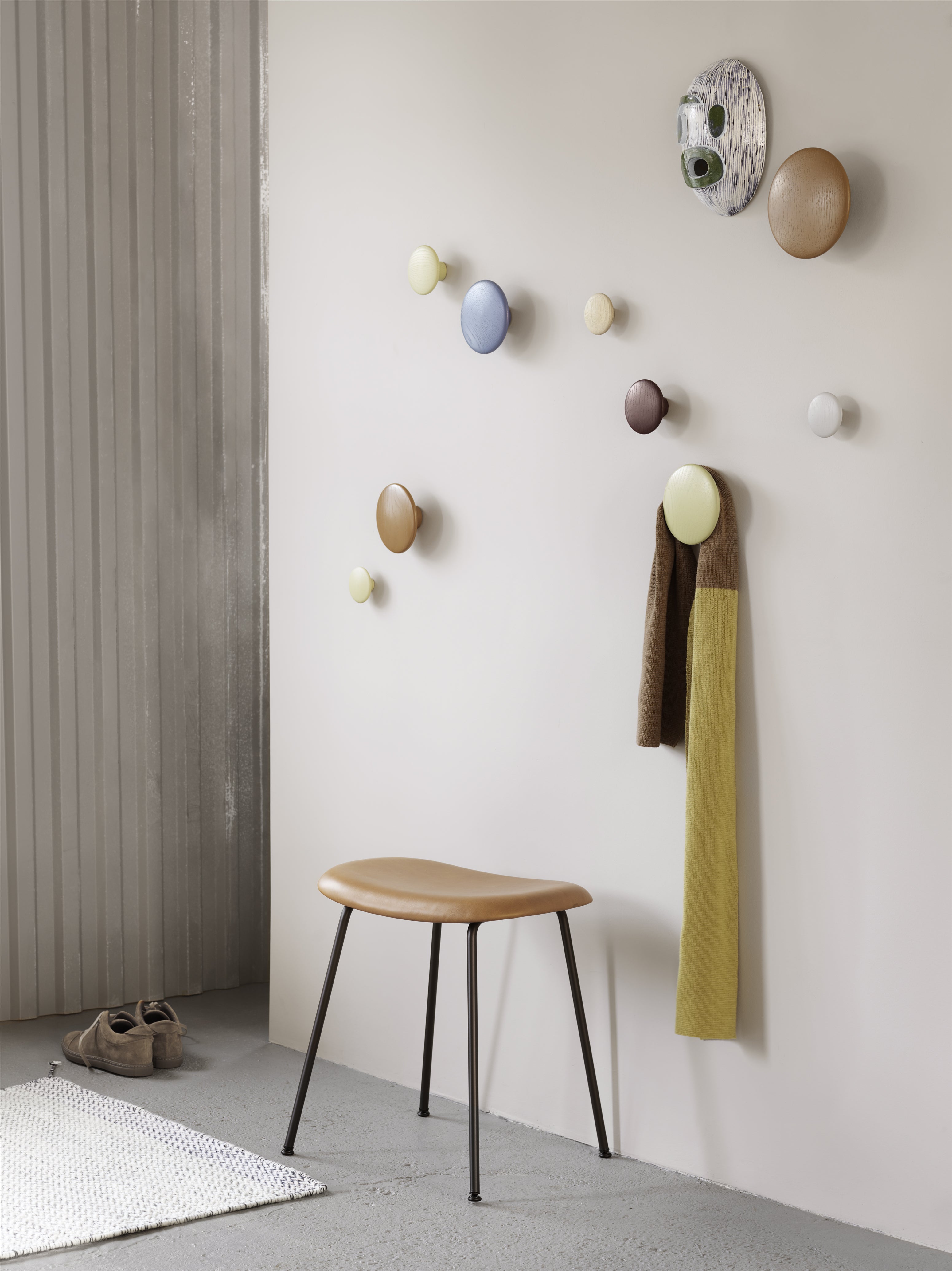 Dots Wood - Bleu