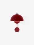 Flowerpot VP8 Wall Lamp - Vermillion Red