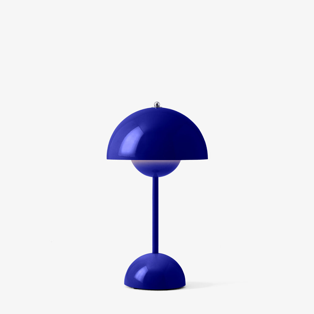 Flowerpot Portable table lamp VP9 - Cobalt Blue