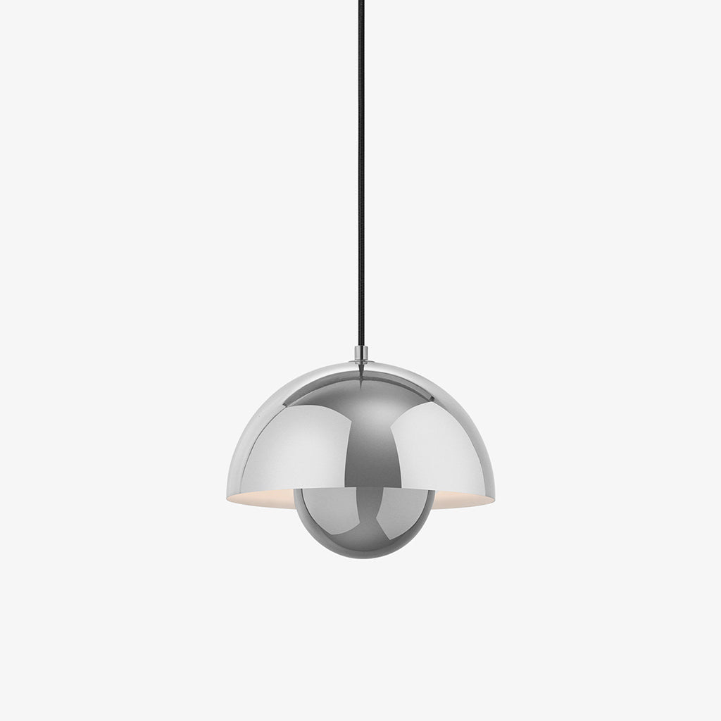 Flowerpot Pendant Small VP1 - Polished Stainless Steel