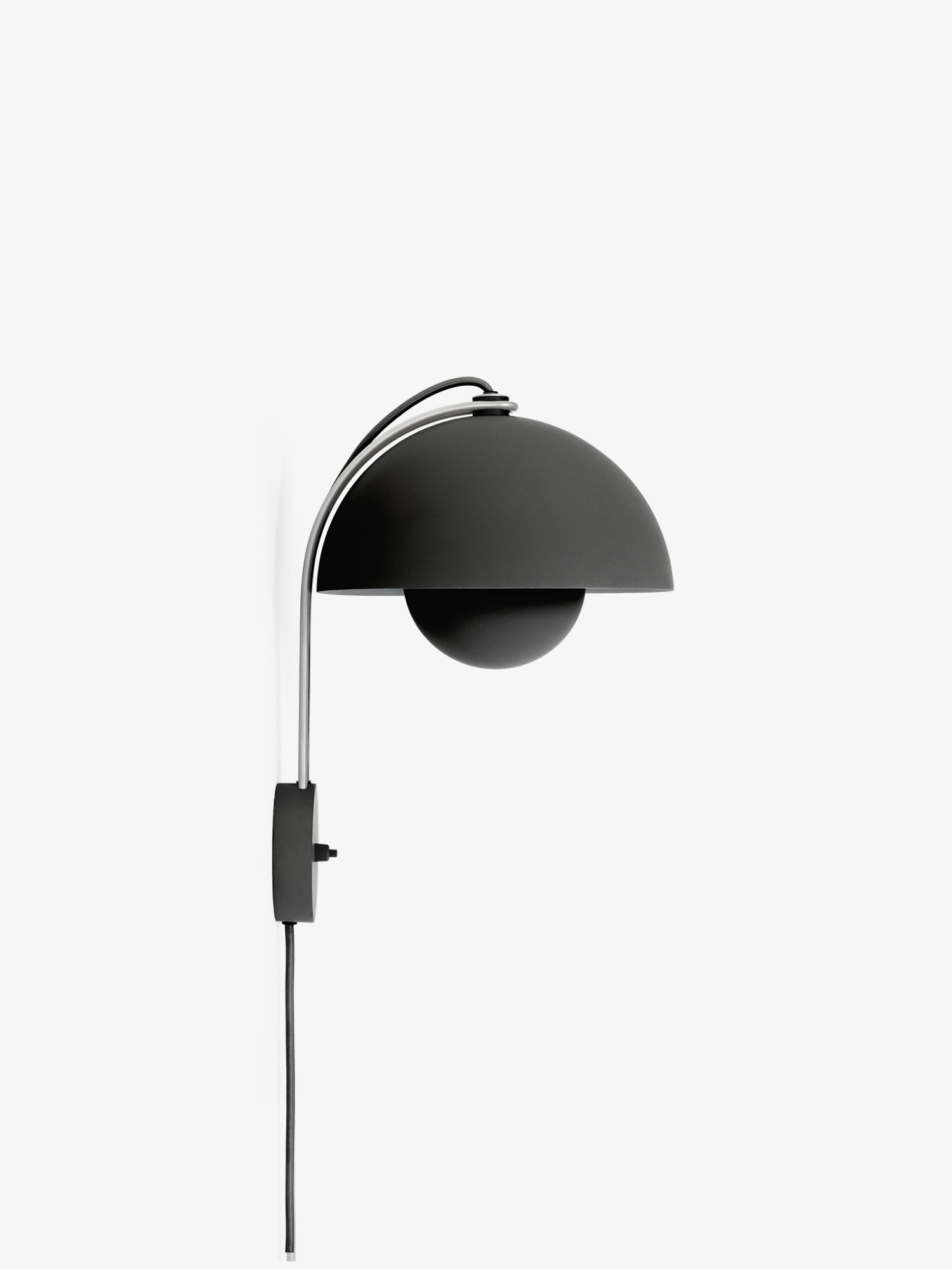 Aplică Flowerpot VP8 - Negru mat