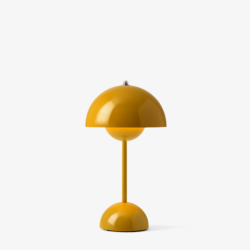 Flowerpot Portable Table Lamp VP9 - Mustard