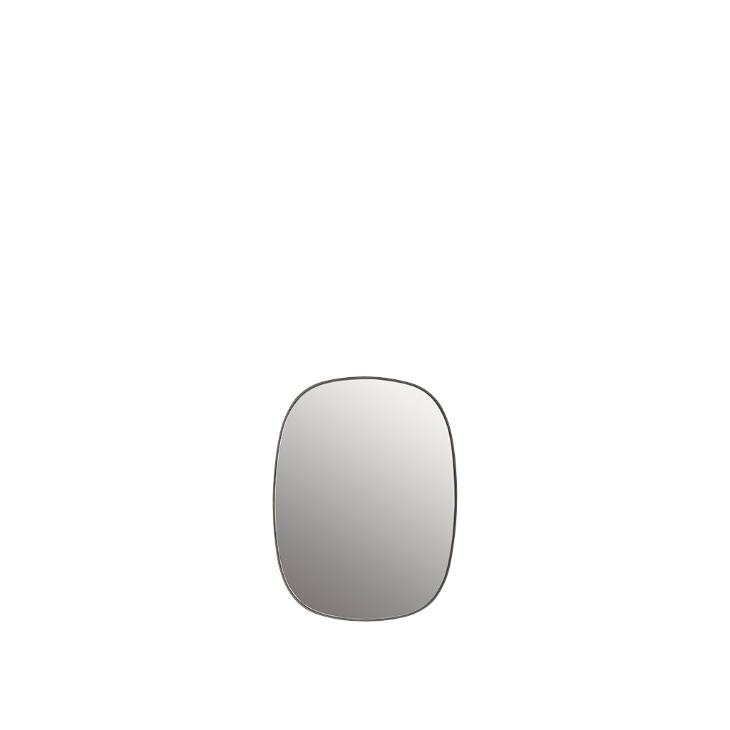 Framed Mirror Small - Grey, Clear