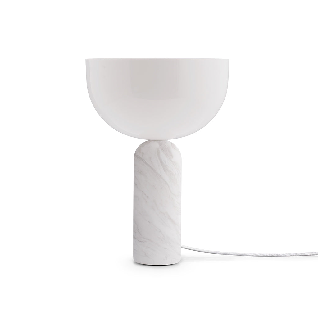 Kizu Table Lamp - White Marble, Small