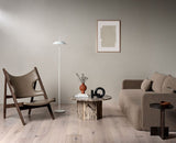 Knitting Lounge Chair - Dark stained oak / Dakar 0311