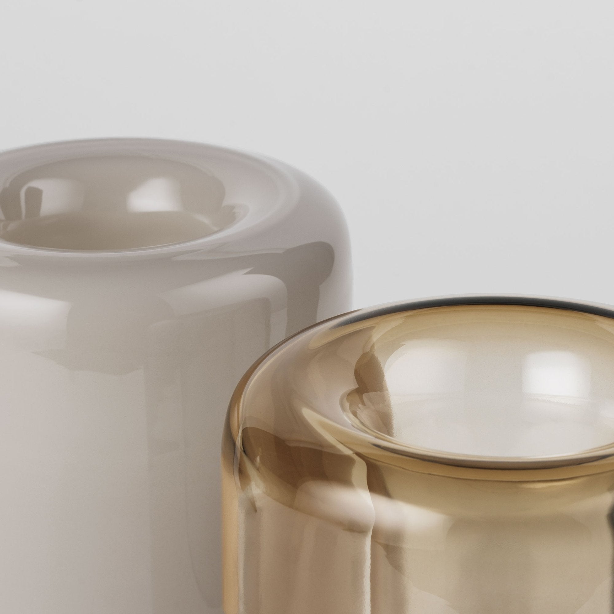 Opal Glass Vase | Large | Beige