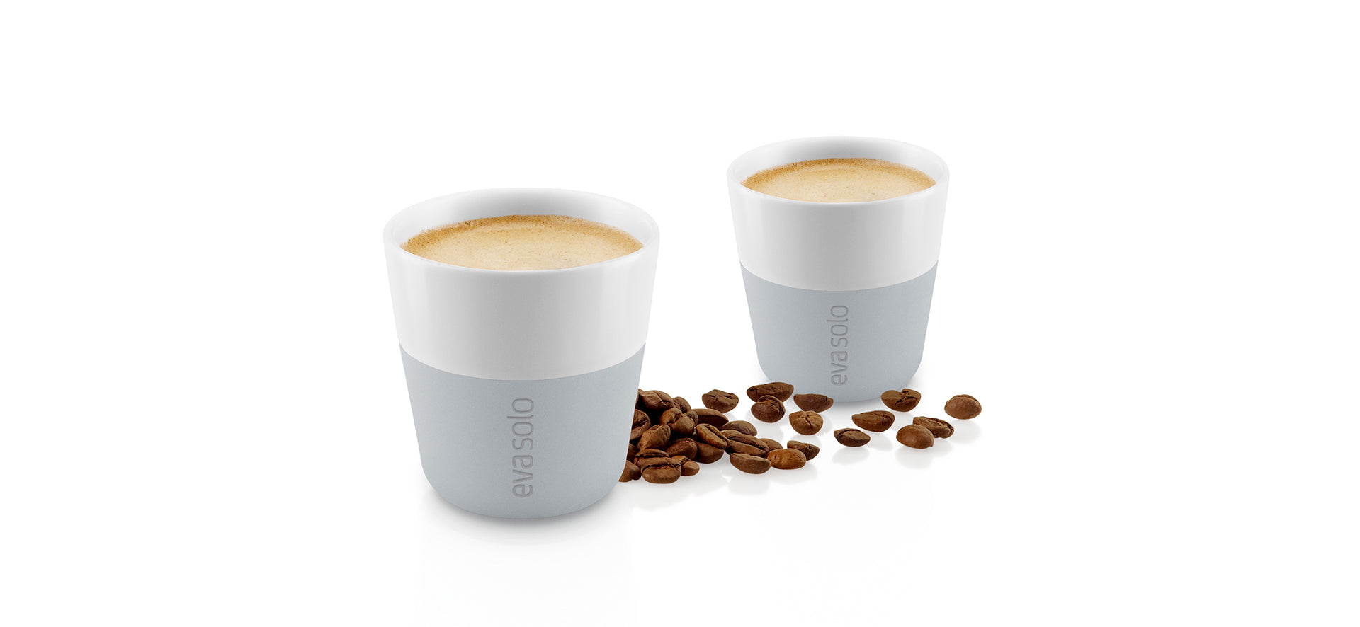 Pahar Lungo - gri (2 buc)