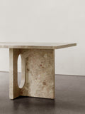 Androgyne Lounge Table, Kunis breccia sand