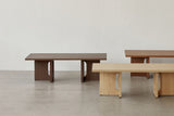 Androgyne Lounge Table, Walnut