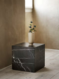 Plinth Cubic - Grey marble kendzo