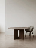 Androgyne Dining Table 150 Dark stained oak