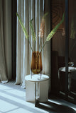 Androgyne Side Table Top - Crystal rose marble