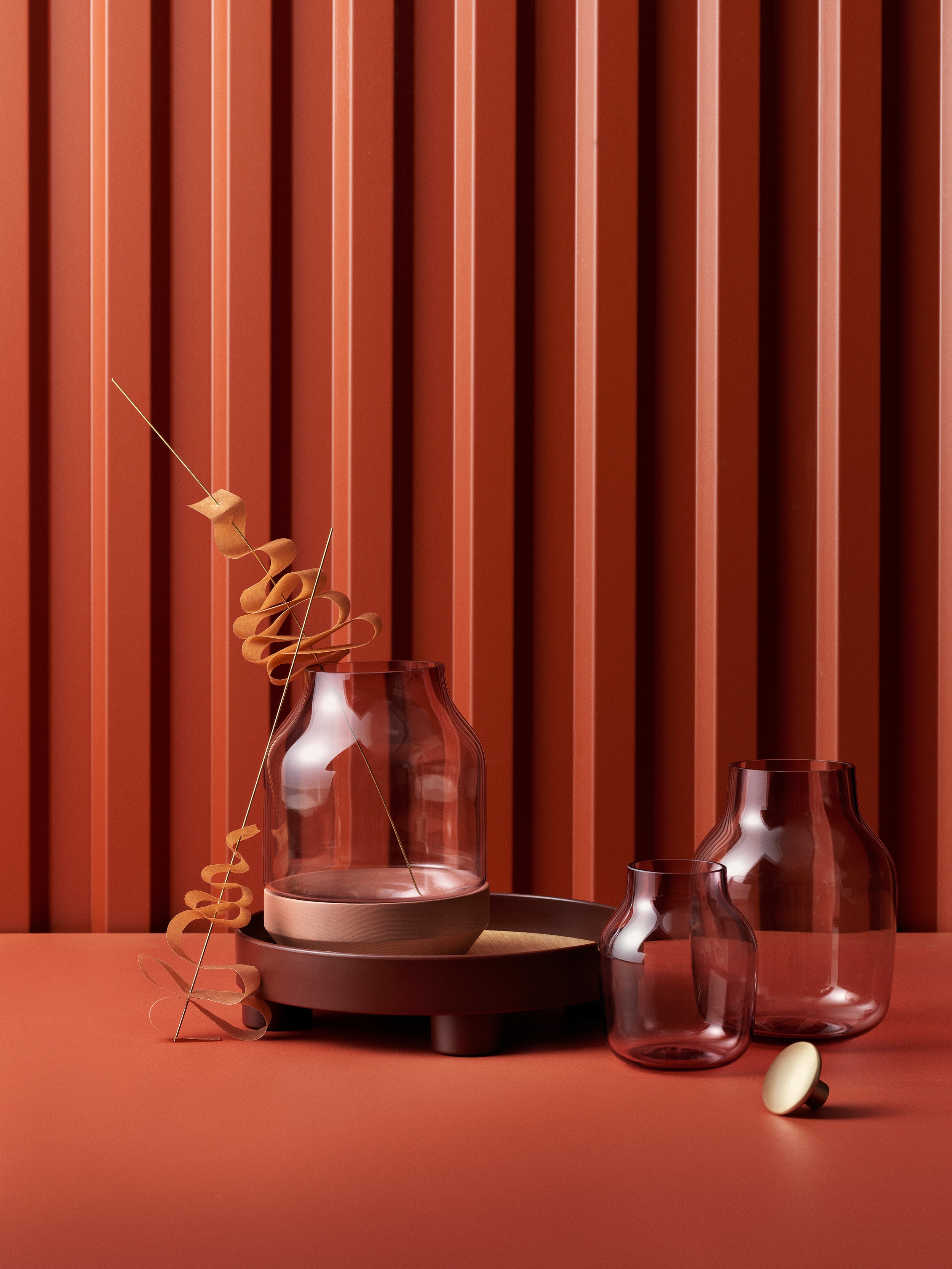 Platform Tray - Dark Red