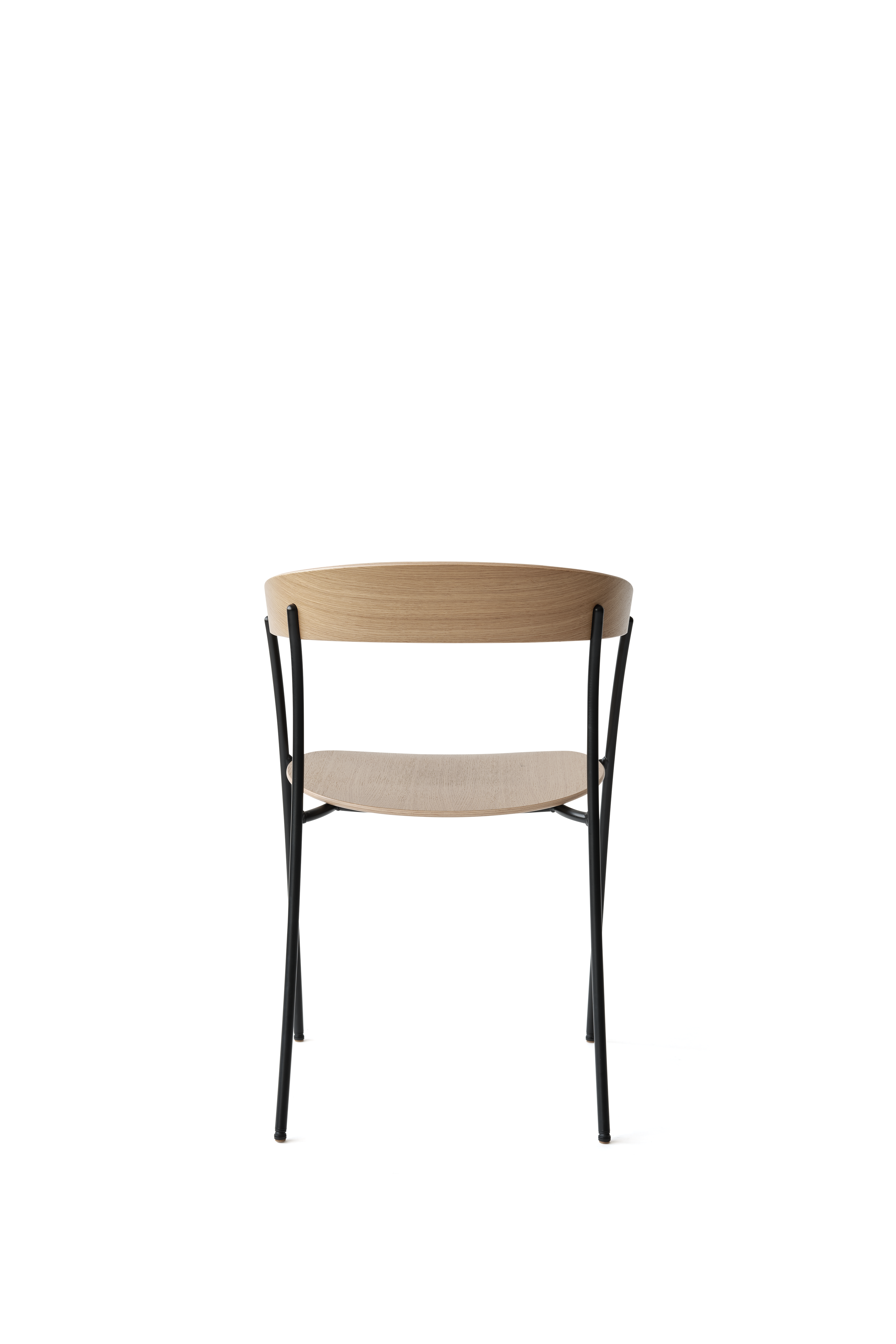 Missing Armchair - Natural Oak w. Black Frame