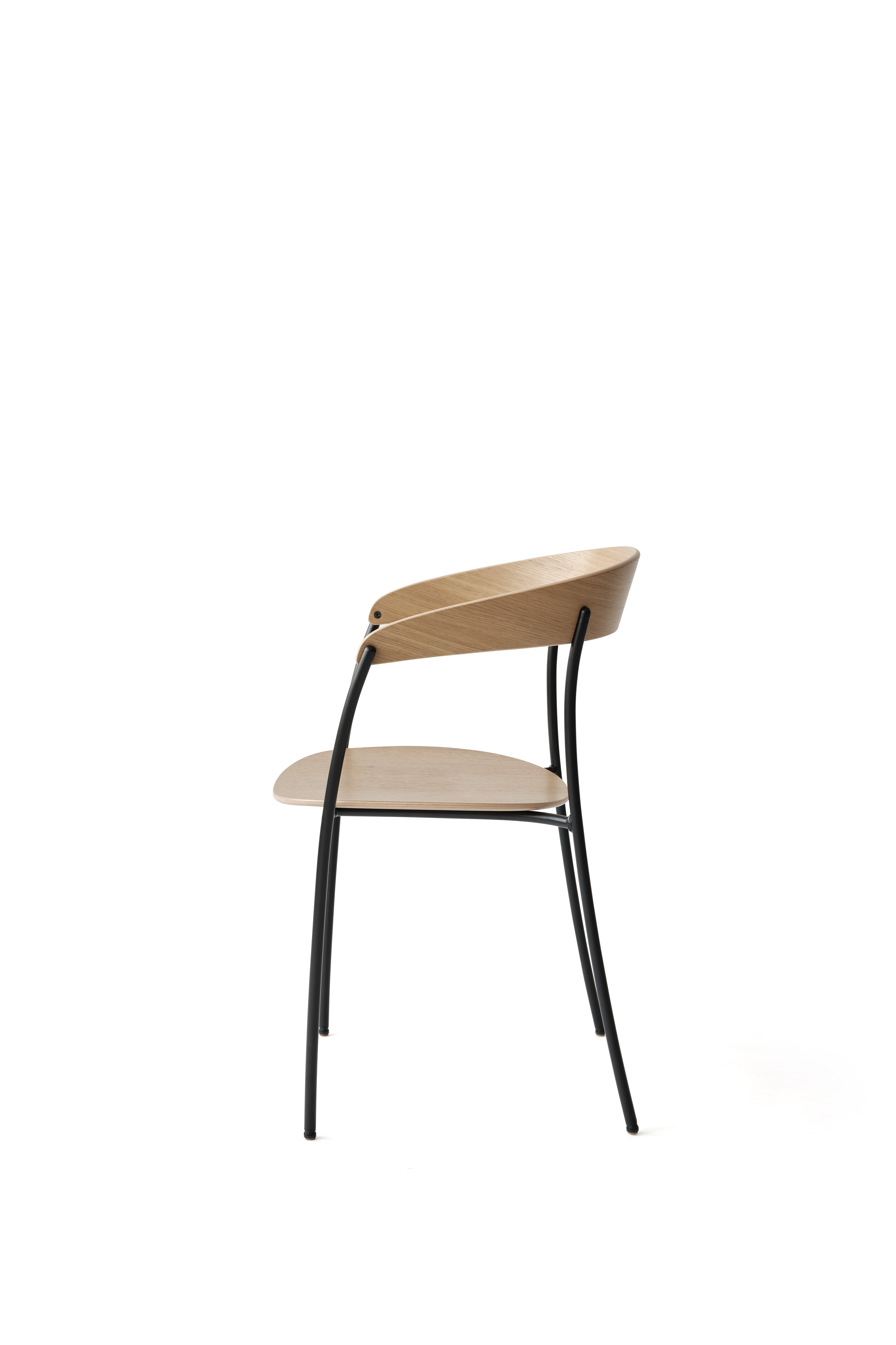 Missing Armchair - Natural Oak w. Black Frame