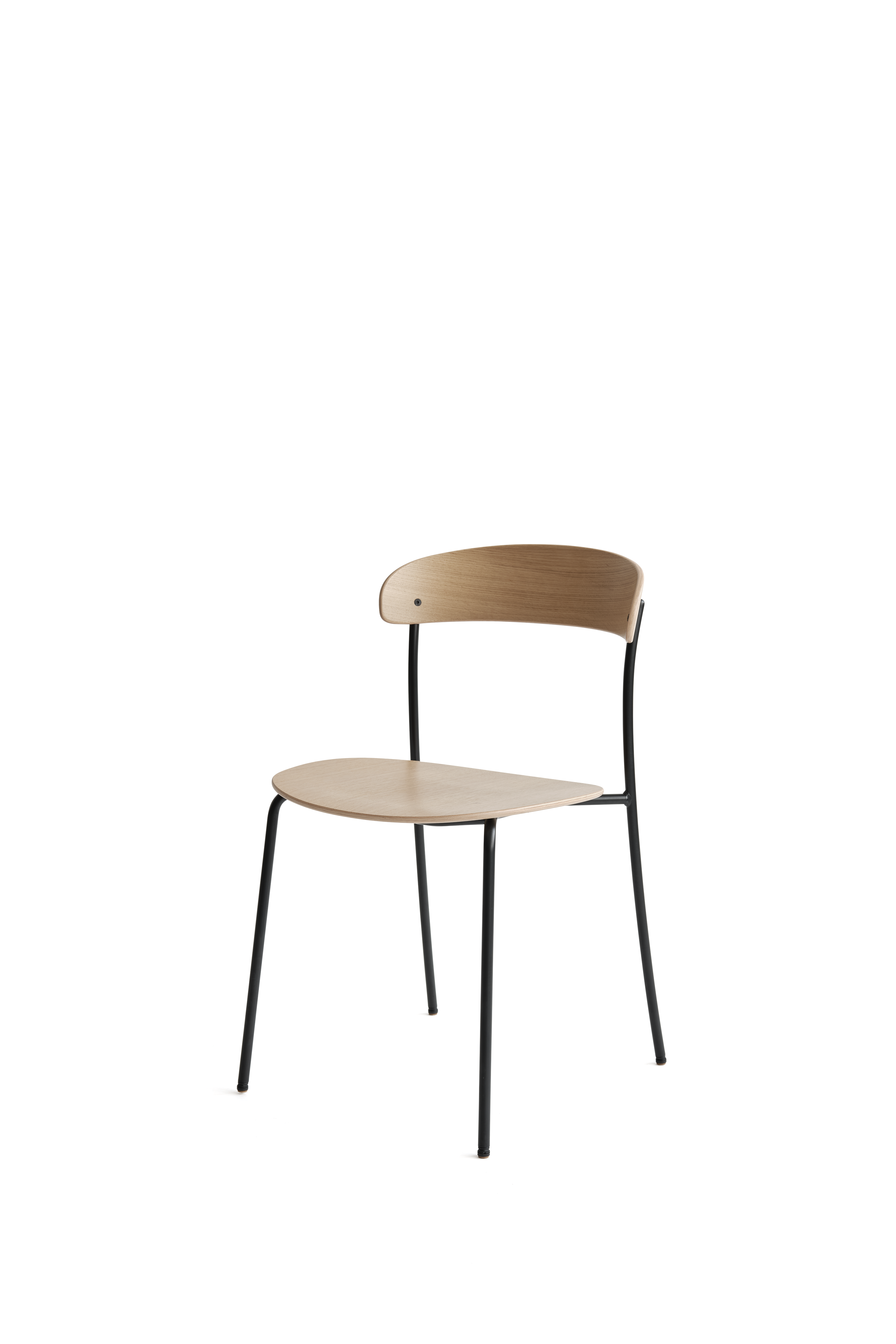 Missing Chair - Oak w. Black Frame