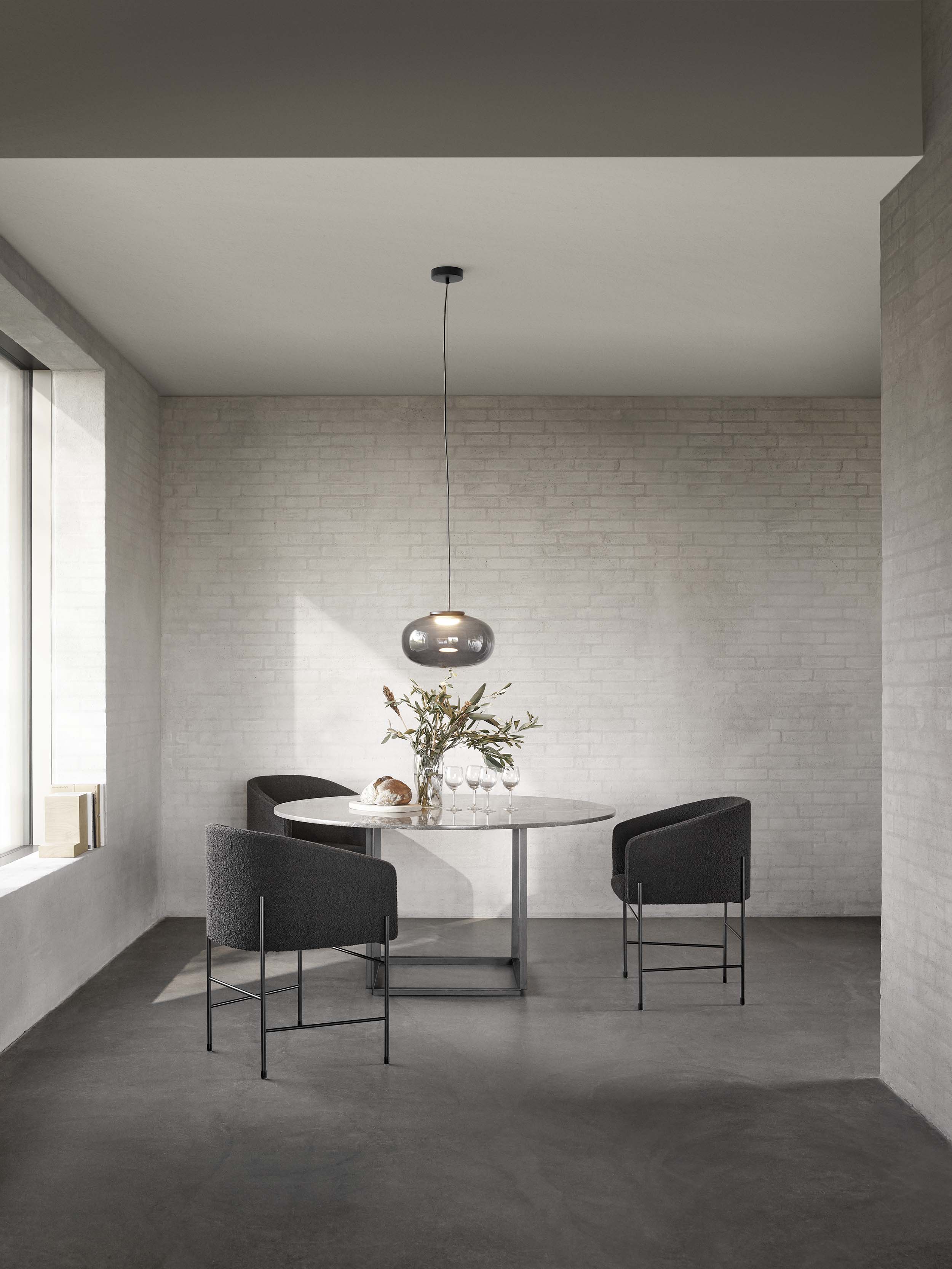 Karl-Johan Pendant Lamp, Large - Smoked Glass