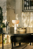 Kizu Portable Table Lamp - White Marble