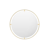 Nimbus Mirror, Ø110 - Polished brass