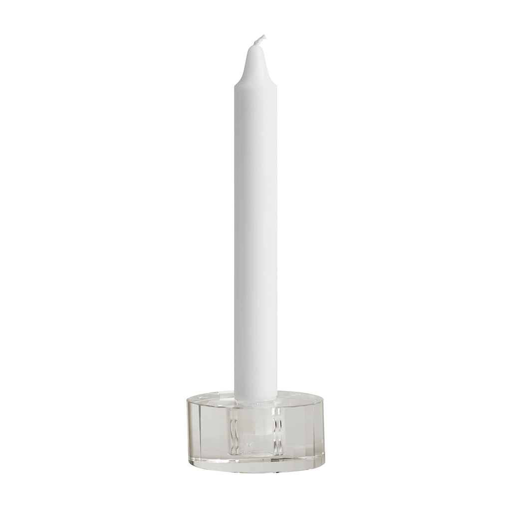 Nordic Glass Candleholder - Low Facet