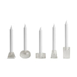 Nordic Glass Candleholder - Low Facet