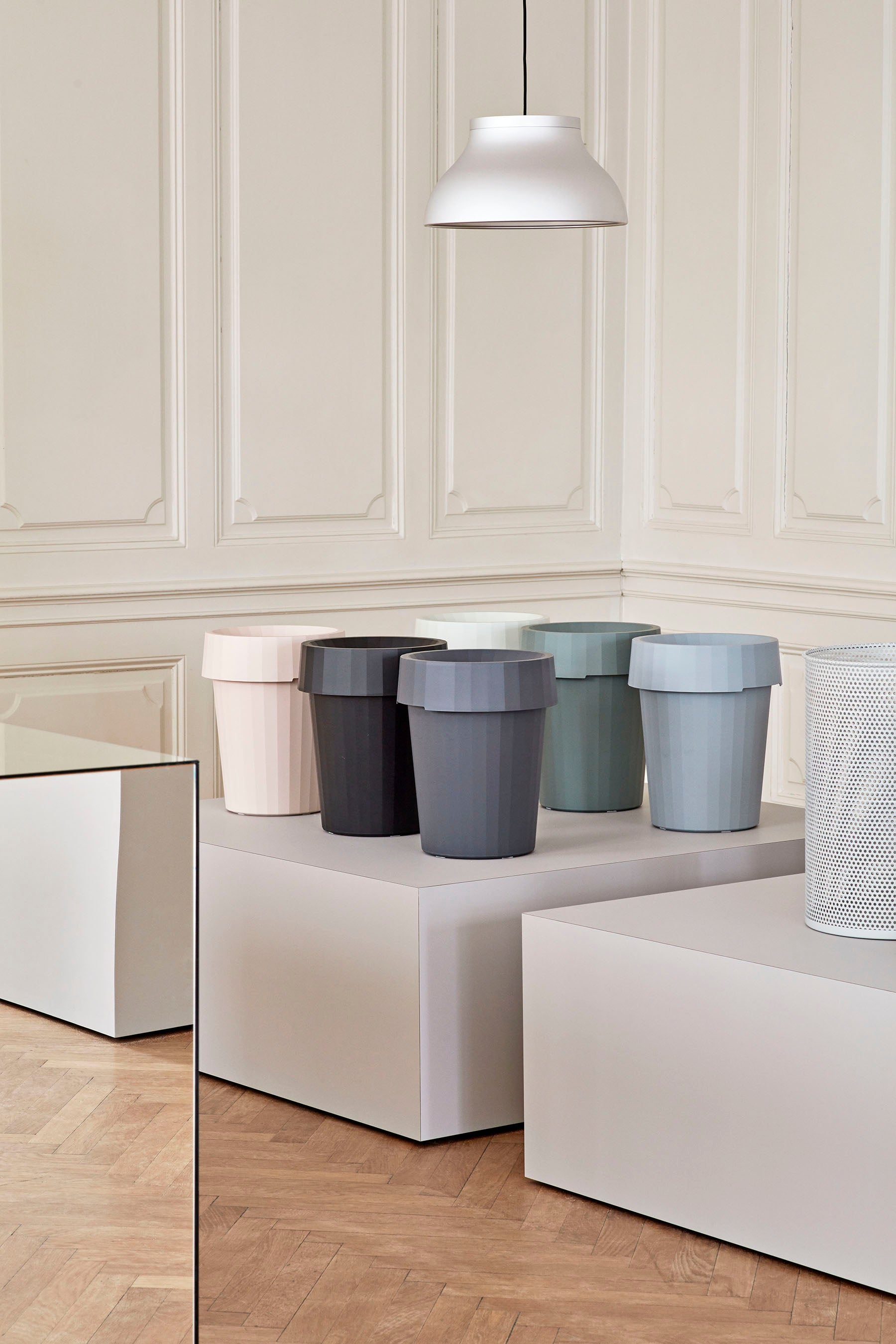 Coș de gunoi Shade - Off white