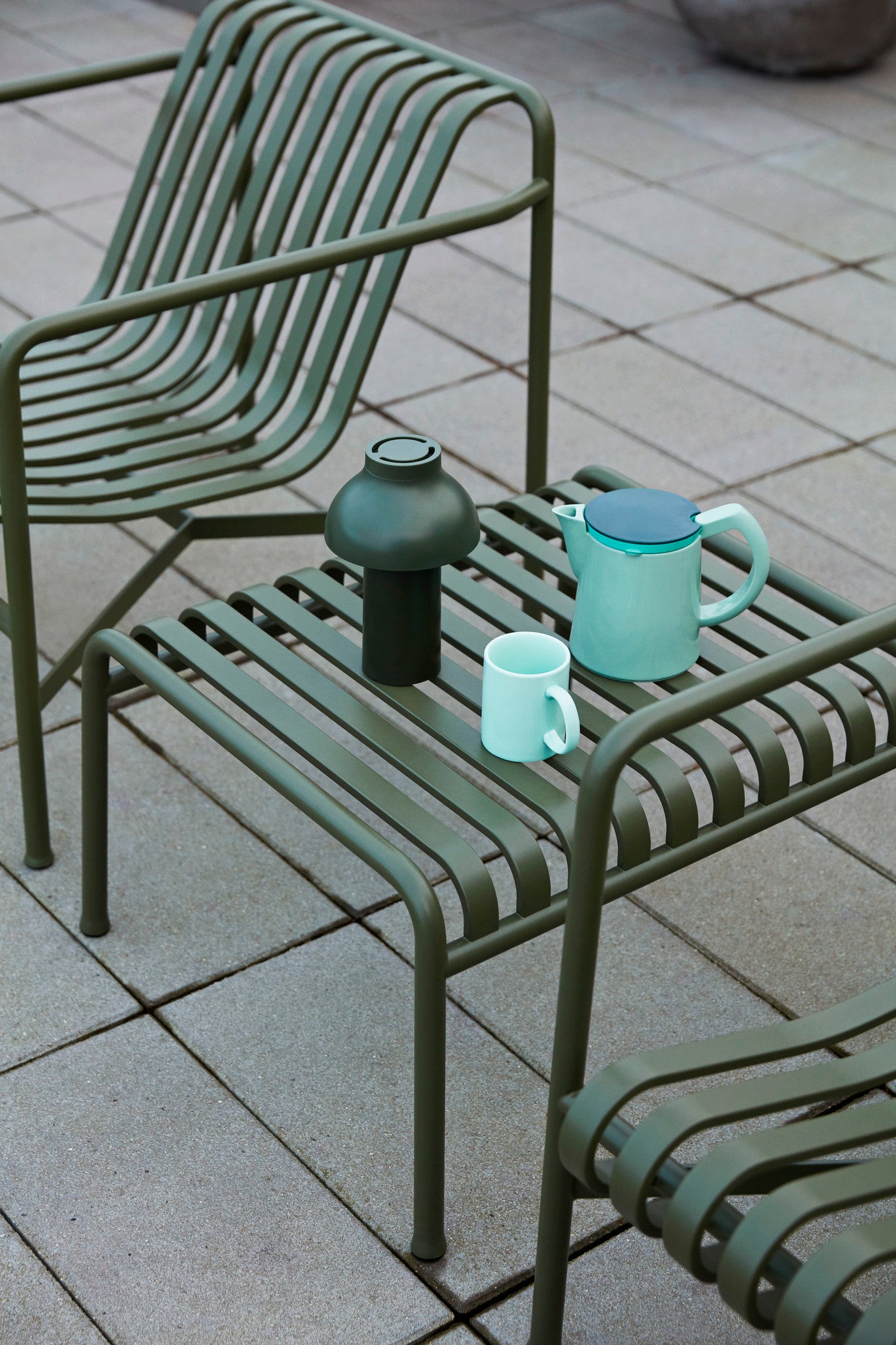 Palissade Lounge Chair Low - Olive