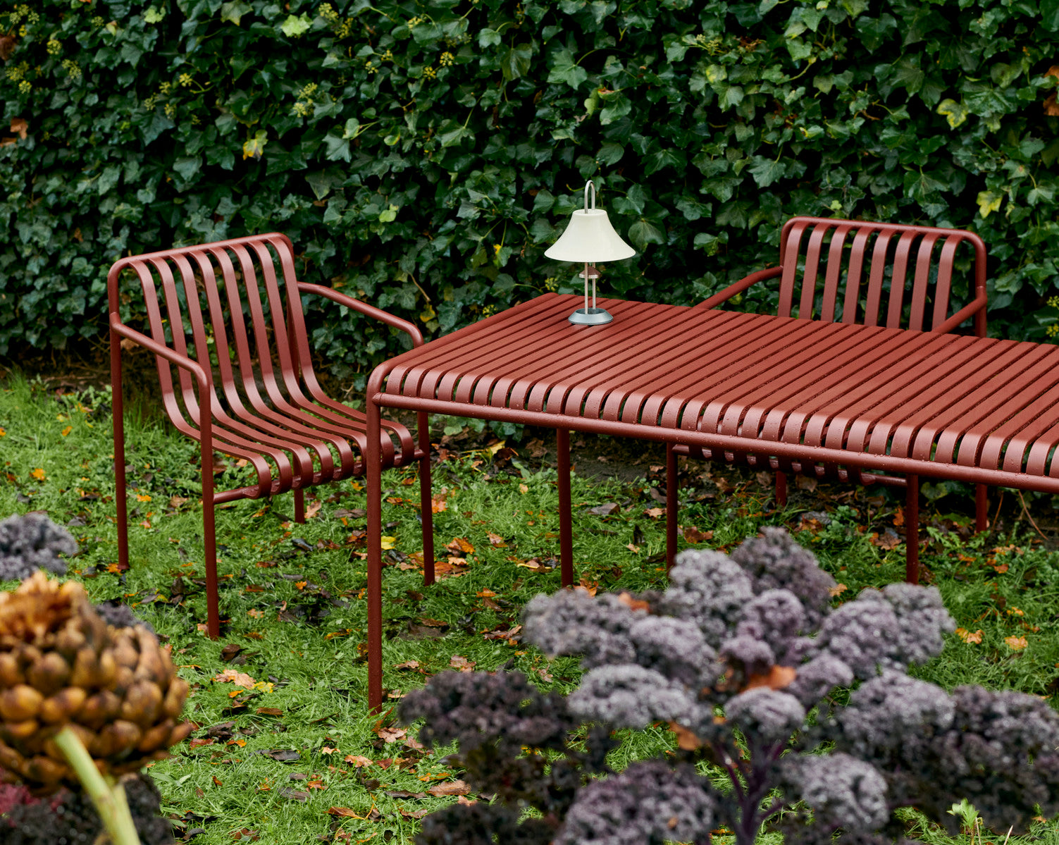 Palissade Dining Armchair - Iron Red