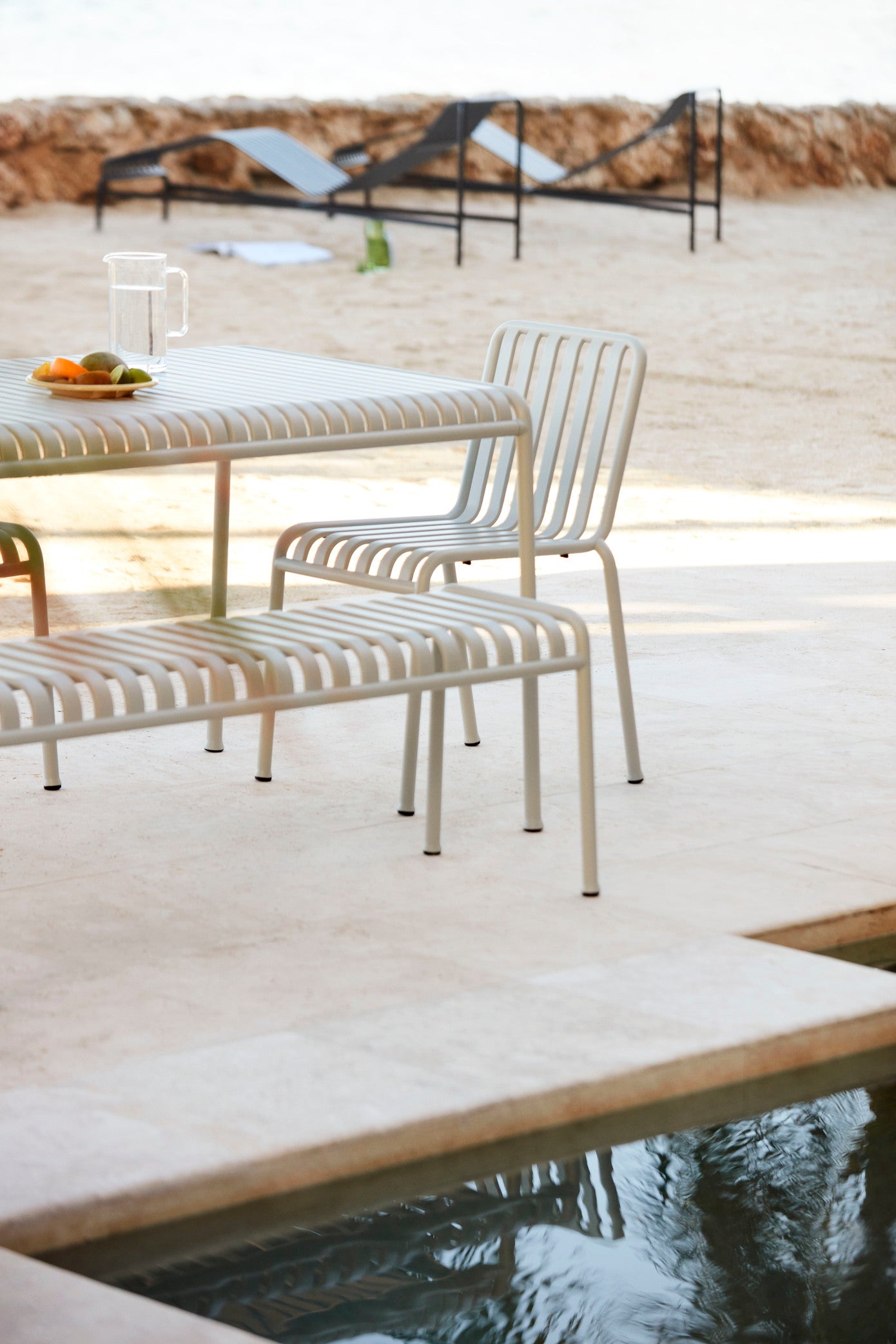 Palissade Table L170 - Sky Grey
