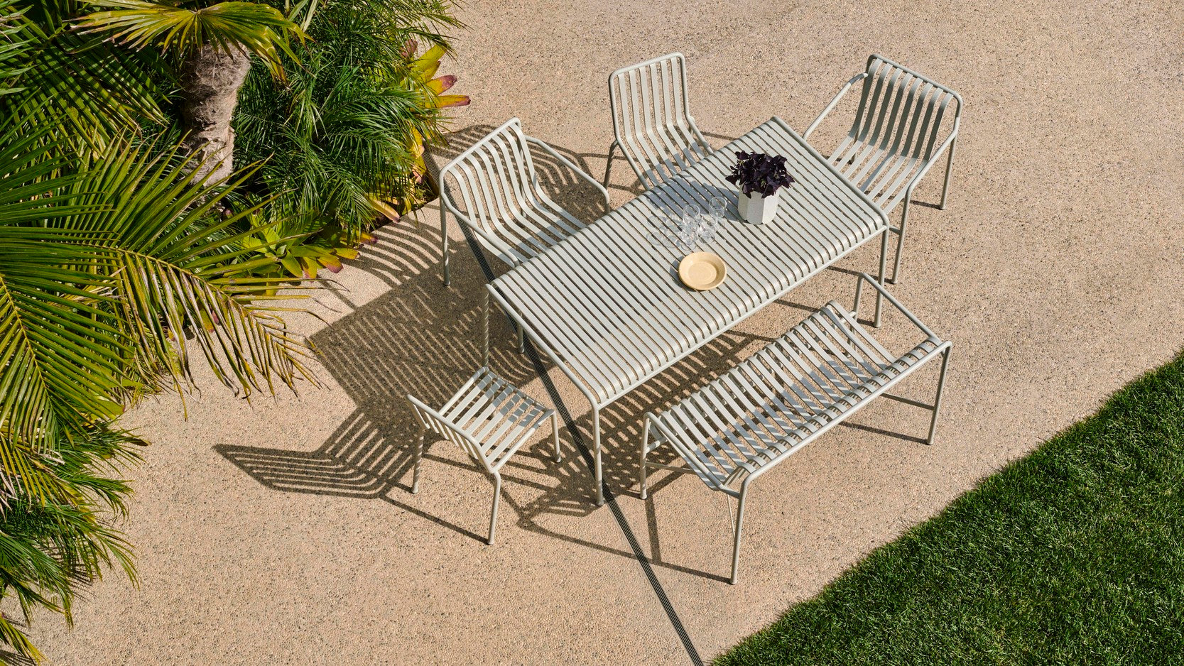 Palissade Table L170 - Sky Grey