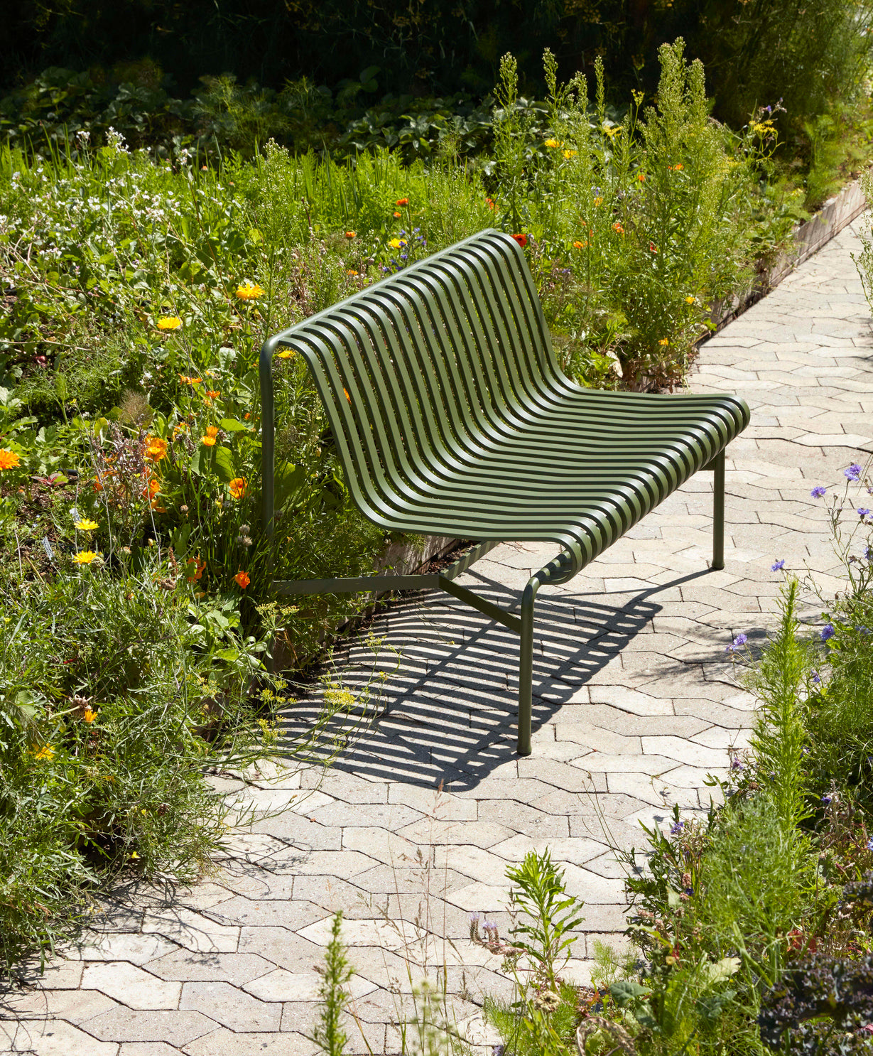 Palissade Dining Bench - Olive