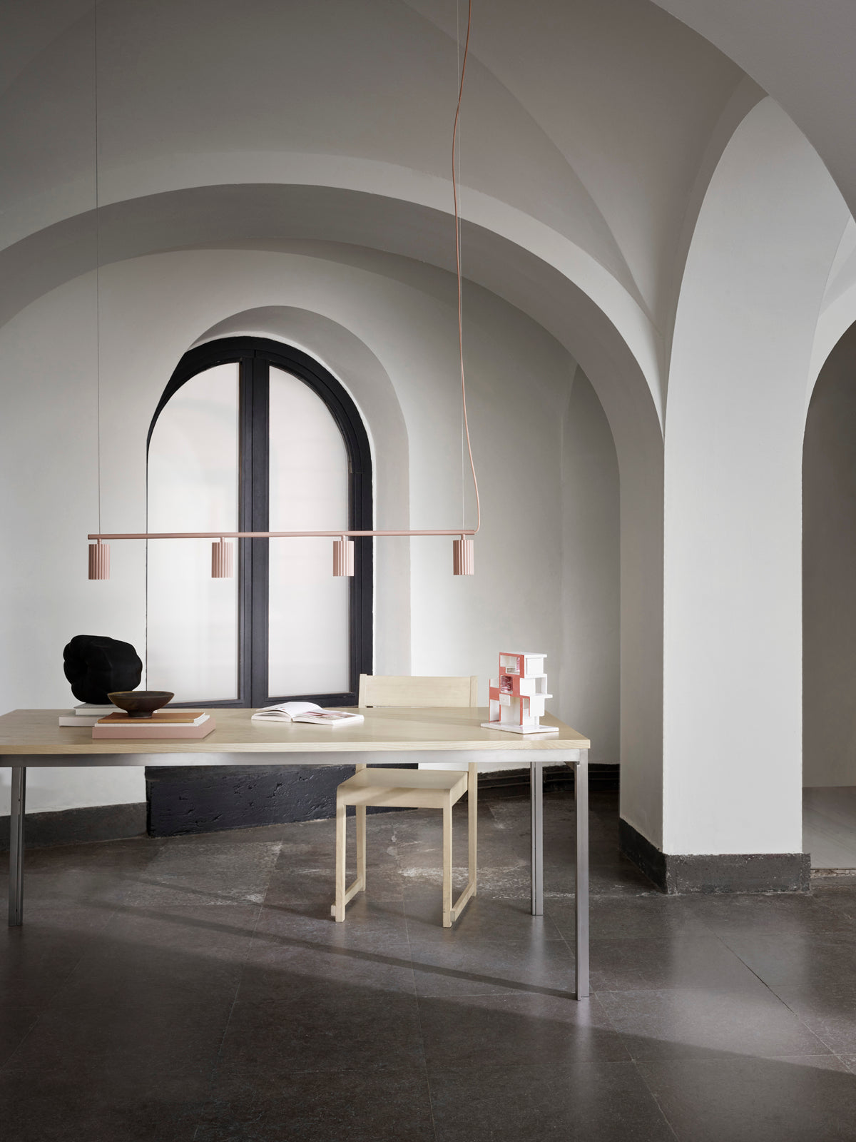 Donna Line 120 Pendant - Blush