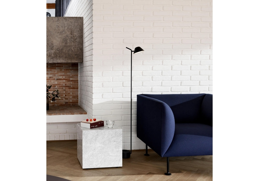 Plinth Cubic - White marble carrara