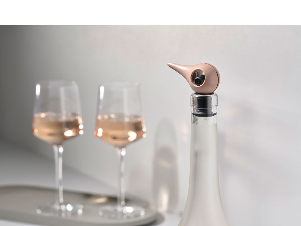 Dop pentru sticle de vin Rocks - Bird, Nude
