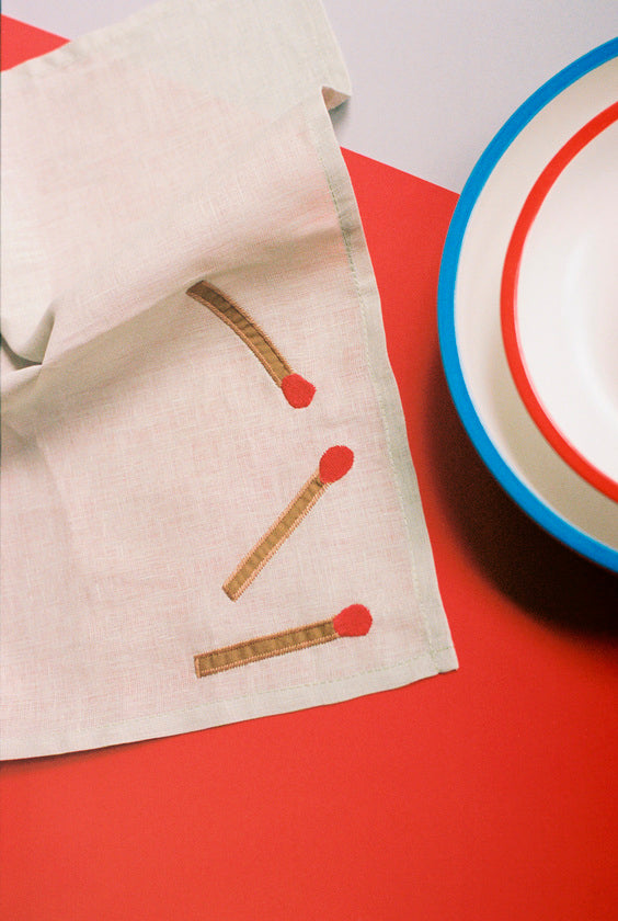 Sobremesa Napkin Set of 4 White