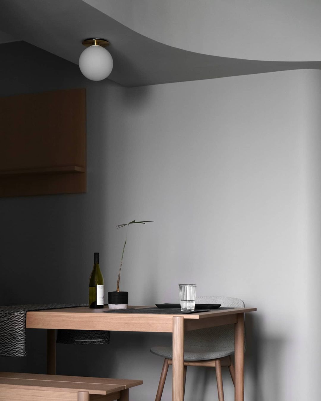 TR Bulb, Ceiling/Wall Lamp - Brass