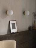 TR Bulb, Ceiling/Wall Lamp - Brass / Matte